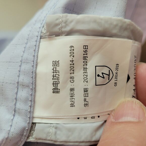 Exxon Mobil Chemical Jacket 3XL U Protec Static Huizhou Plant Zip Snap NICE - Picture 6 of 16